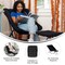 Flash Furniture Archer 28-in Oversized Faux Fur Folding Saucer Chair w/Folding Ottoman, Black Faux Fur/Black Frame FV-FSC-027-FR-BK-BK-GG - alternate 4